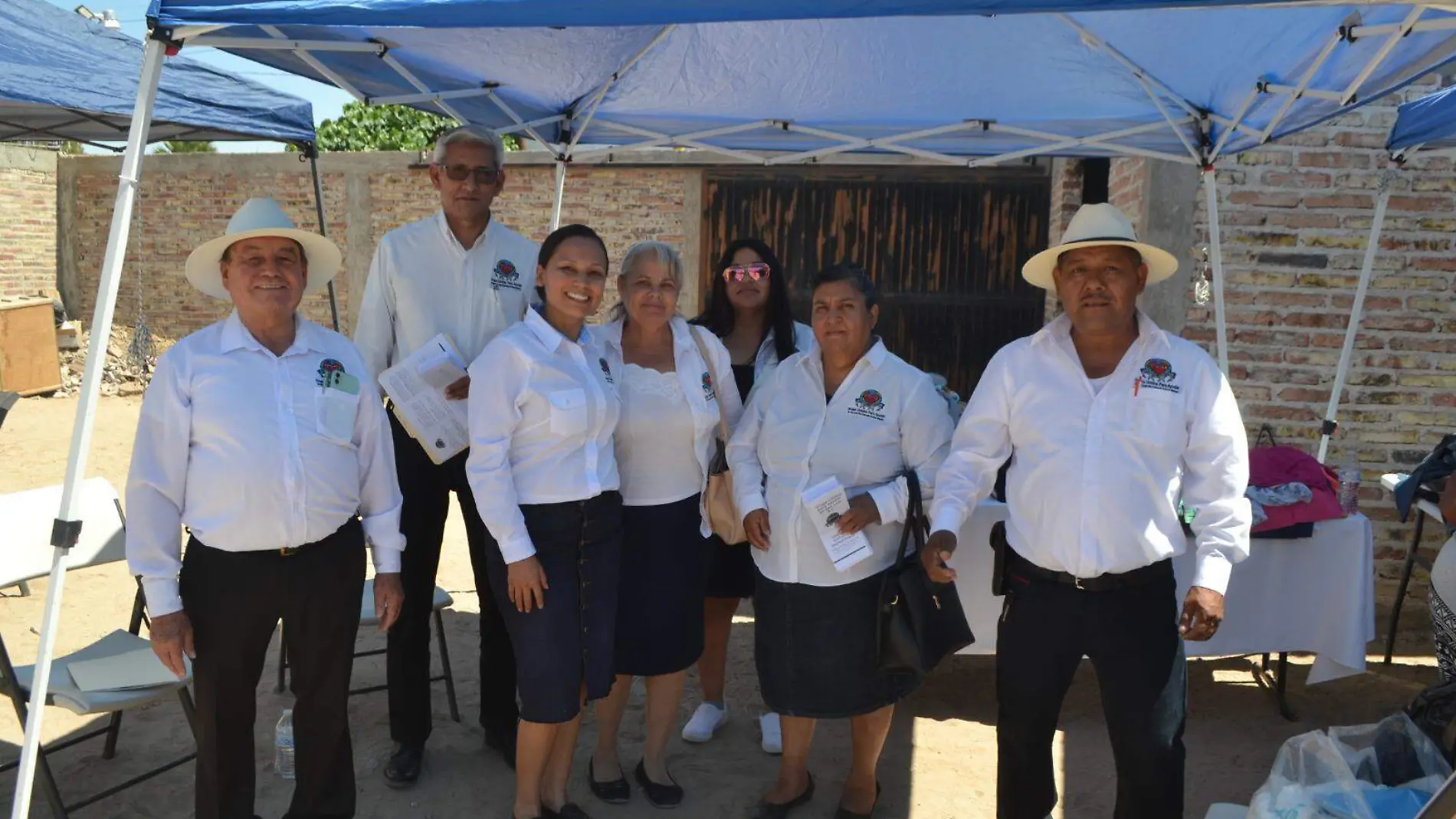 Hermanos que formaron parte de la organización del evento